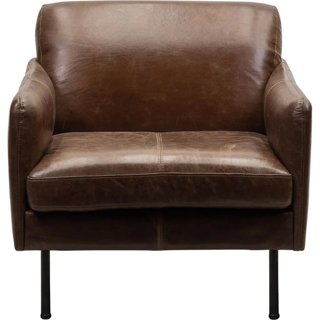 Samba Modern Style Leather Chair - LOOMLAN - Olivia + Quinn - Club Chairs