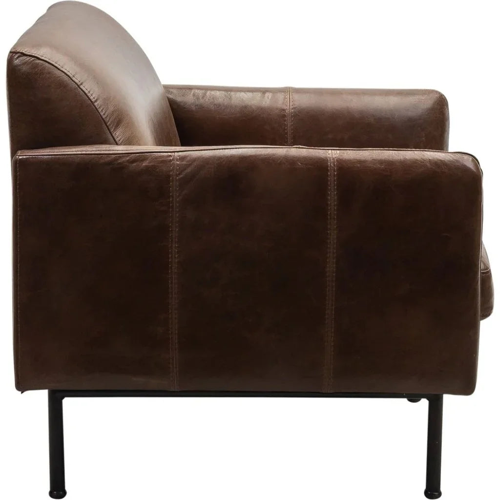 Samba Modern Style Leather Chair - LOOMLAN - Olivia + Quinn - Club Chairs