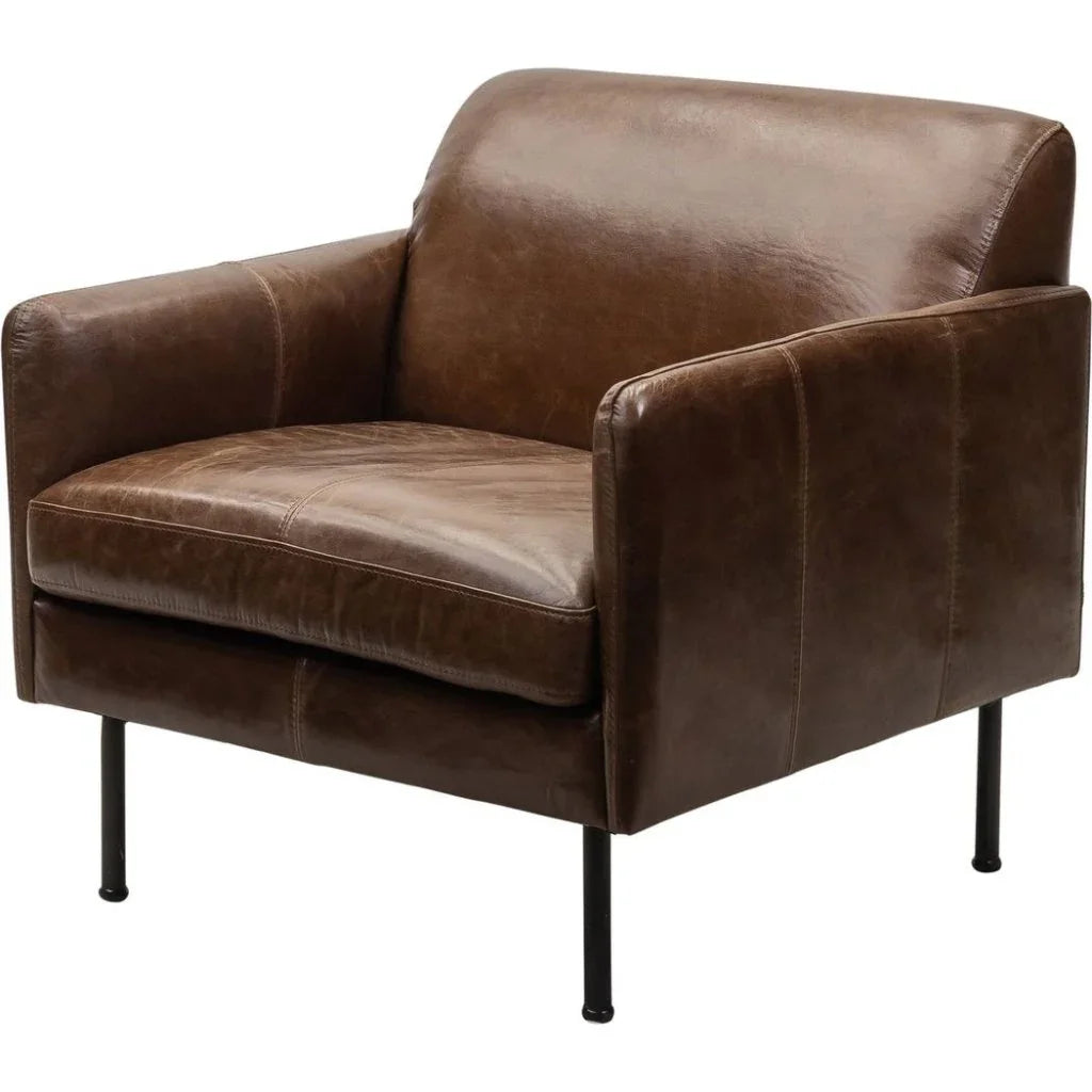 Samba Modern Style Leather Chair - LOOMLAN - Olivia + Quinn - Club Chairs