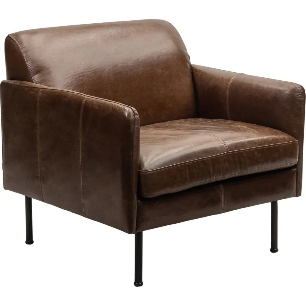 Samba Modern Style Leather Chair - LOOMLAN - Olivia + Quinn - Club Chairs