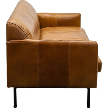 Samba Modern Style Leather Loveseat - LOOMLAN - Olivia + Quinn - Sofas & Loveseats