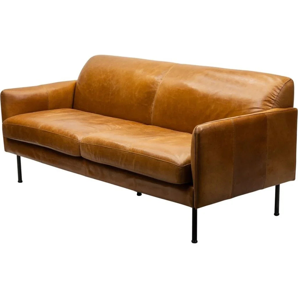 Samba Modern Style Leather Loveseat - LOOMLAN - Olivia + Quinn - Sofas & Loveseats