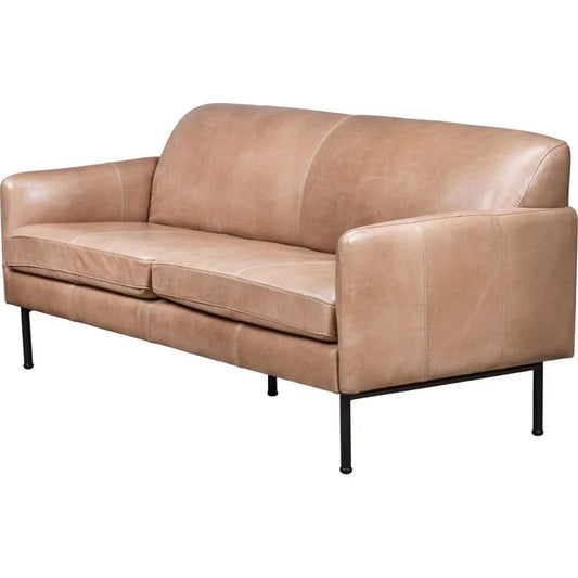 Samba Modern Style Leather Loveseat - LOOMLAN - Olivia + Quinn - Sofas & Loveseats