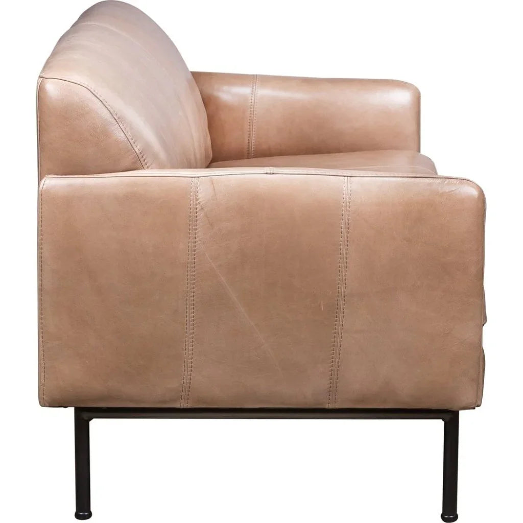 Samba Modern Style Leather Loveseat - LOOMLAN - Olivia + Quinn - Sofas & Loveseats