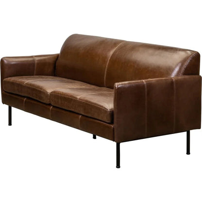 Samba Modern Style Leather Loveseat - LOOMLAN - Olivia + Quinn - Sofas & Loveseats
