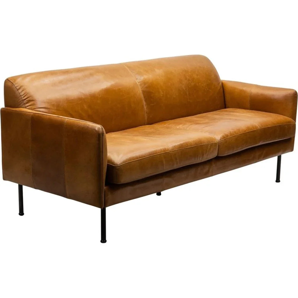 Samba Modern Style Leather Loveseat - LOOMLAN - Olivia + Quinn - Sofas & Loveseats