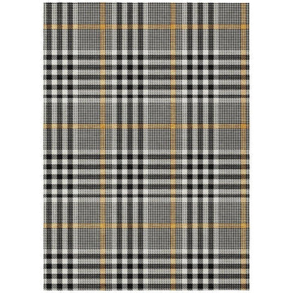 Samira Black Washable Indoor-Outdoor Rug-Outdoor Rugs-LOOMLAN Rugs-2'6" x 3'10"-LOOMLAN