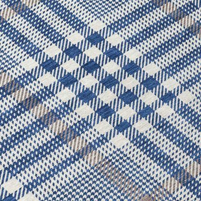 Samira Blue Washable Indoor-Outdoor Rug-Outdoor Rugs-LOOMLAN Rugs-LOOMLAN