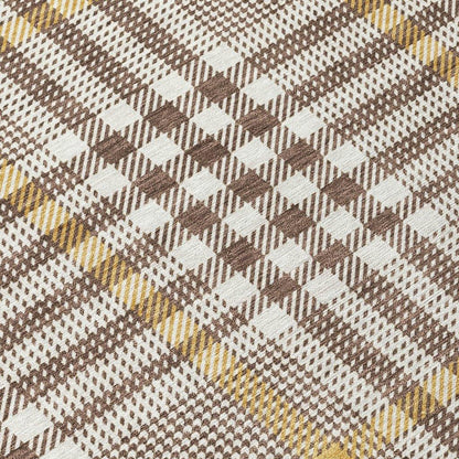 Samira Brown Washable Indoor-Outdoor Rug-Outdoor Rugs-LOOMLAN Rugs-LOOMLAN