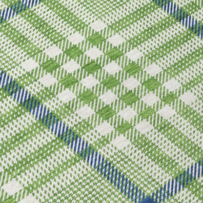 Samira Green Washable Indoor-Outdoor Rug-Outdoor Rugs-LOOMLAN Rugs-LOOMLAN