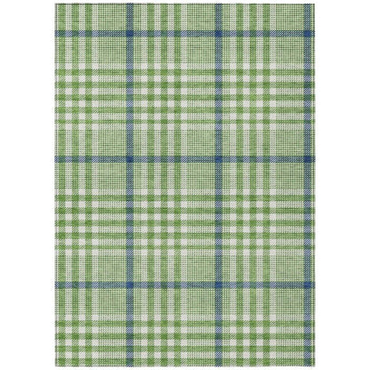 Samira Green Washable Indoor-Outdoor Rug-Outdoor Rugs-LOOMLAN Rugs-2'6" x 3'10"-LOOMLAN