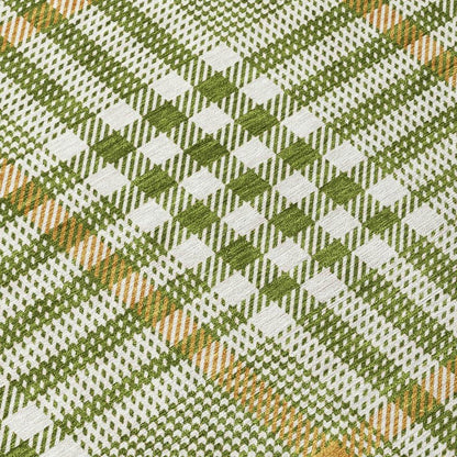 Samira Olive Washable Indoor-Outdoor Rug-Outdoor Rugs-LOOMLAN Rugs-LOOMLAN