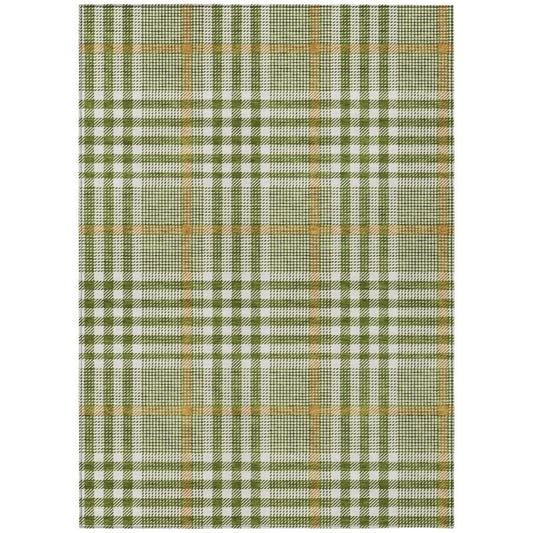 Samira Olive Washable Indoor-Outdoor Rug-Outdoor Rugs-LOOMLAN Rugs-2'6" x 3'10"-LOOMLAN