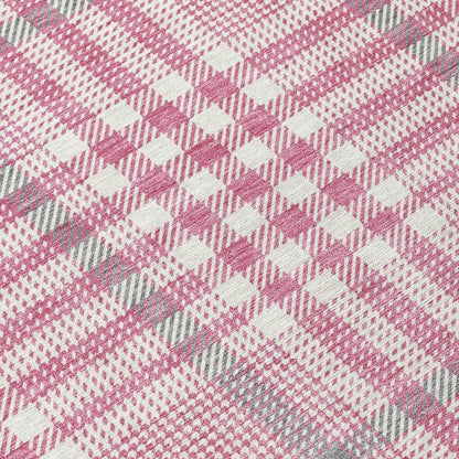 Samira Pink Washable Indoor-Outdoor Rug-Outdoor Rugs-LOOMLAN Rugs-LOOMLAN