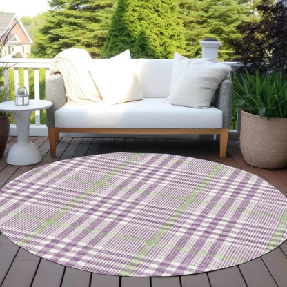 Samira Purple Washable Indoor-Outdoor Rug-Outdoor Rugs-LOOMLAN Rugs-LOOMLAN