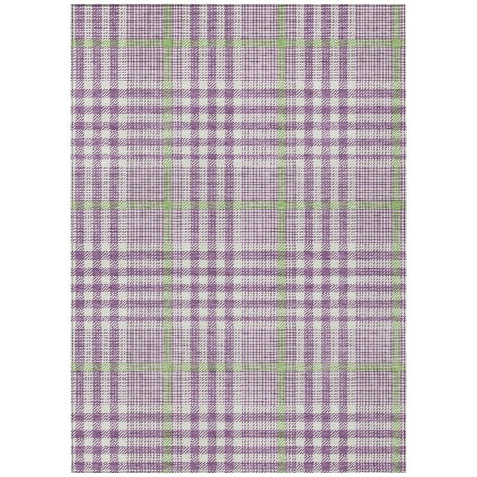 Samira Purple Washable Indoor-Outdoor Rug-Outdoor Rugs-LOOMLAN Rugs-2'6" x 3'10"-LOOMLAN