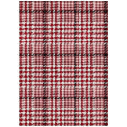 Samira Red Washable Indoor-Outdoor Rug-Outdoor Rugs-LOOMLAN Rugs-2'6" x 3'10"-LOOMLAN