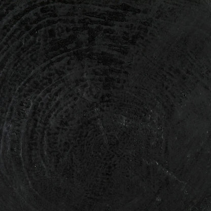 Samson Stool/Side Table, Black Burnt Resin - LOOMLAN - Noir - Side Tables