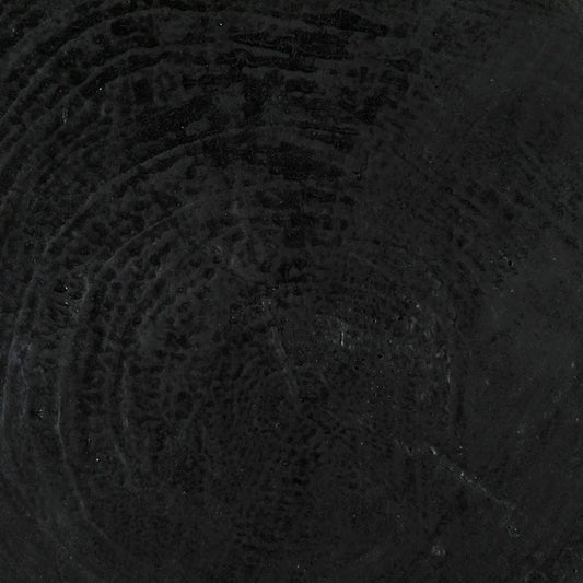 Samson Stool/Side Table, Black Burnt Resin - LOOMLAN - Noir - Side Tables