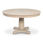 Samuel Oak Wood Beige Round Dining Table-Dining Tables-Sarreid-LOOMLAN