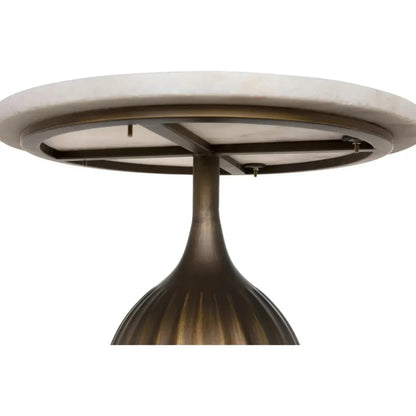 Samuel Side Table, Aged Brass - LOOMLAN - Noir - Side Tables