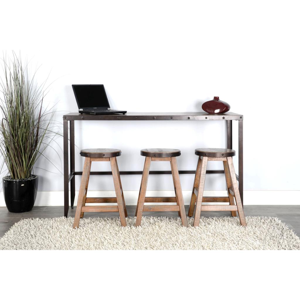San Diego Metal Frame Rectangular Bar Table