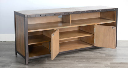 San Diego Wooden Brown Media Console
