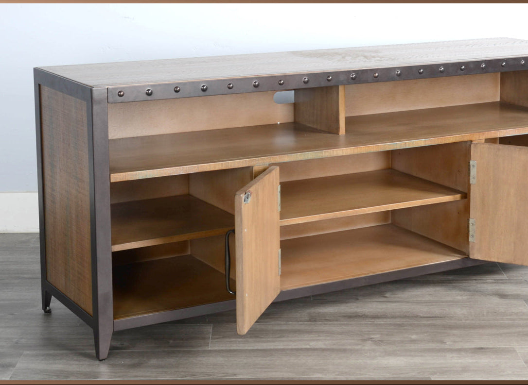 San Diego Wooden Brown Media Console