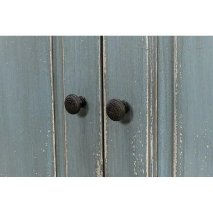 San Marco Bungalow Cabinet for Living Room Blue Grey - LOOMLAN - Sarreid - Sideboards