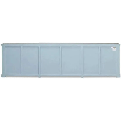 San Marco Bungalow Cabinet for Living Room Blue Grey - LOOMLAN - Sarreid - Sideboards