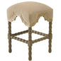 San Marco Handcrafted Leather Counter Stool - LOOMLAN - Peninsula Home - Poufs and Stools