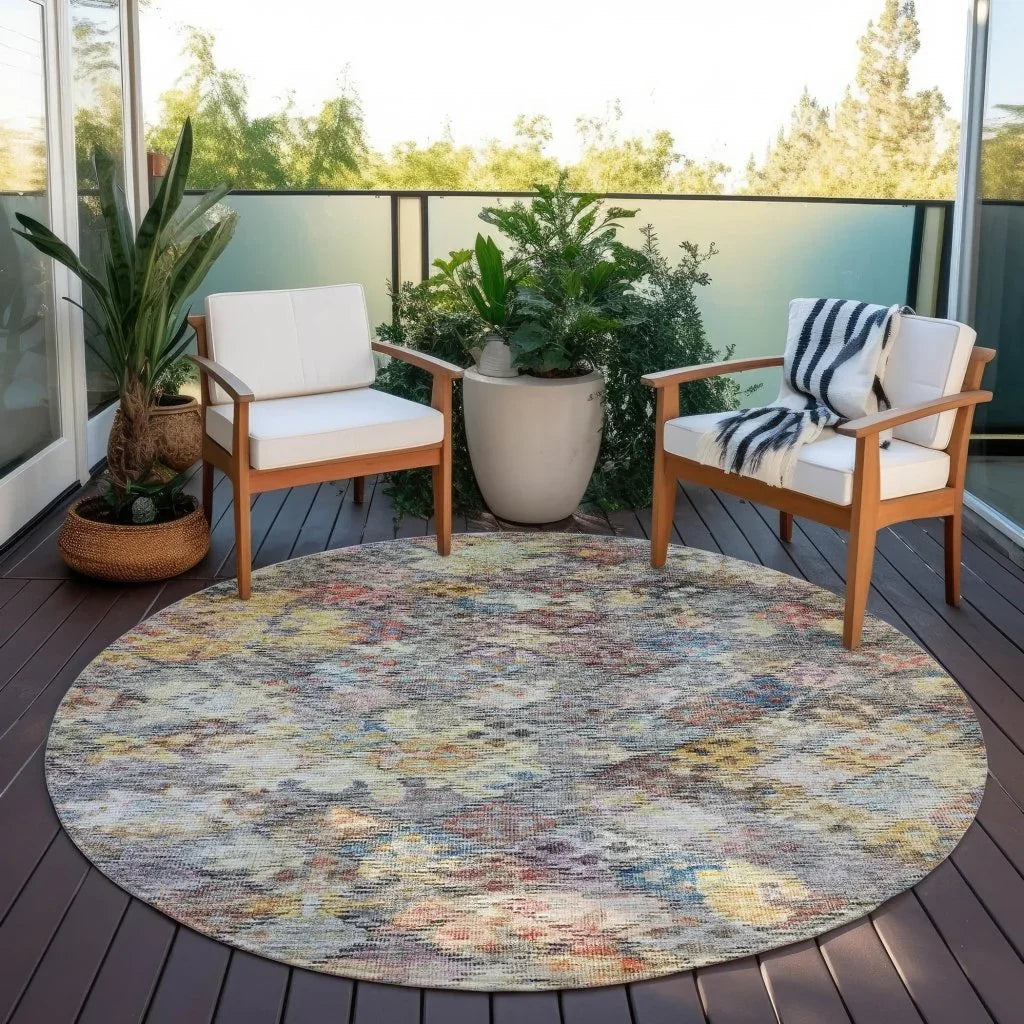 San Marino Gold Washable Indoor-Outdoor Rug-Outdoor Rugs-LOOMLAN Rugs-LOOMLAN