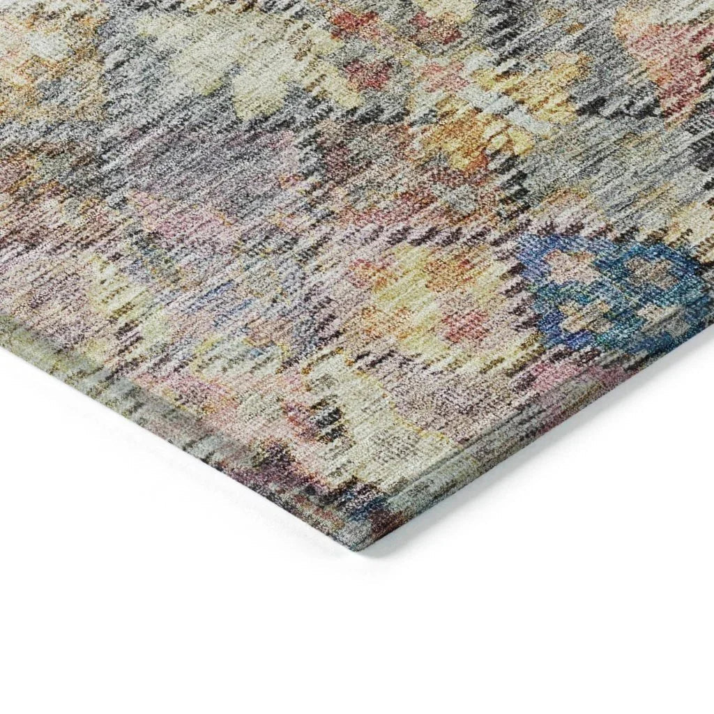 San Marino Gold Washable Indoor-Outdoor Rug-Outdoor Rugs-LOOMLAN Rugs-LOOMLAN