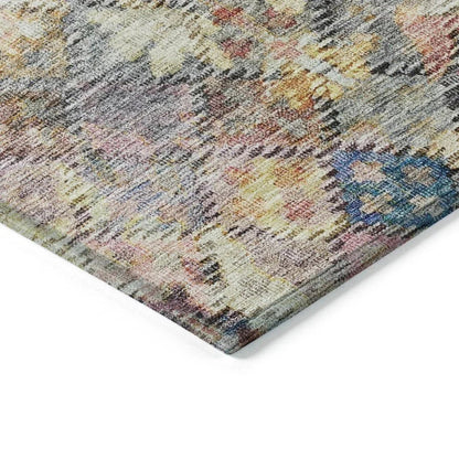 San Marino Gold Washable Indoor-Outdoor Rug-Outdoor Rugs-LOOMLAN Rugs-LOOMLAN