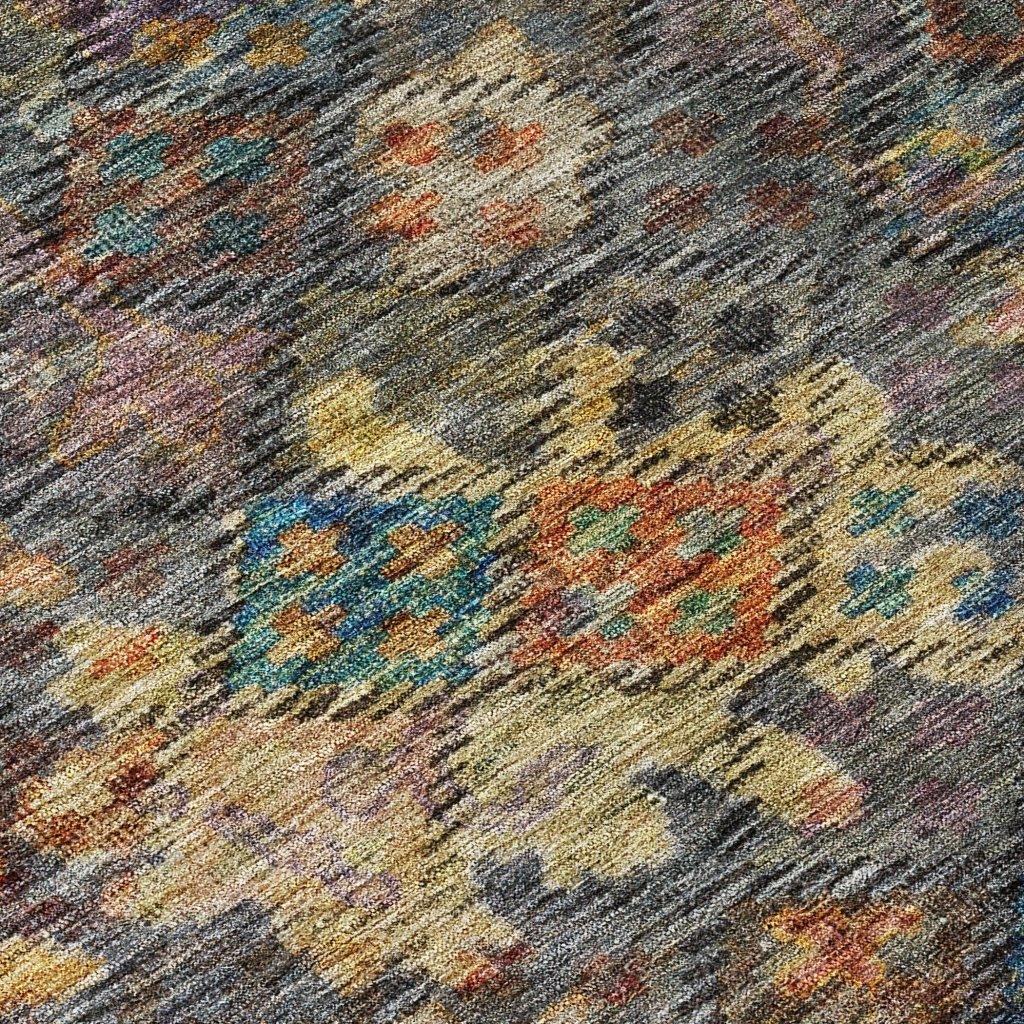 San Marino Gray Washable Indoor-Outdoor Rug-Outdoor Rugs-LOOMLAN Rugs-LOOMLAN