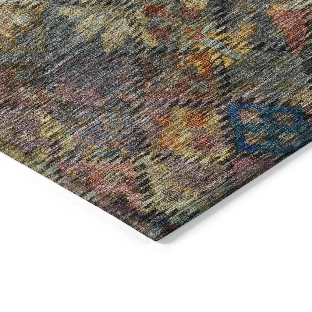 San Marino Gray Washable Indoor-Outdoor Rug-Outdoor Rugs-LOOMLAN Rugs-LOOMLAN