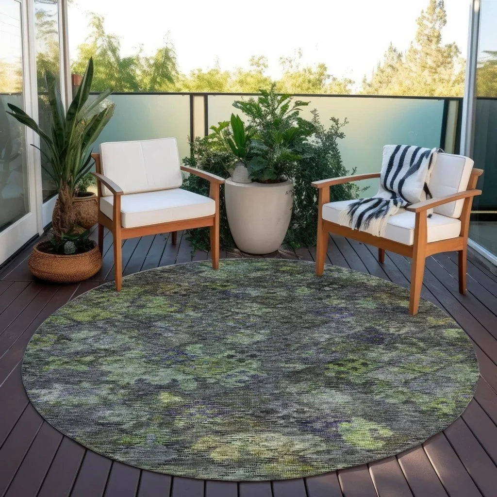 San Marino Green Washable Indoor-Outdoor Rug-Outdoor Rugs-LOOMLAN Rugs-LOOMLAN