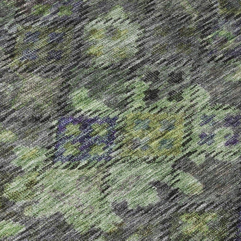 San Marino Green Washable Indoor-Outdoor Rug-Outdoor Rugs-LOOMLAN Rugs-LOOMLAN