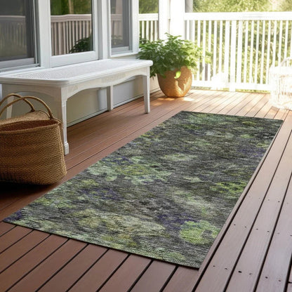 San Marino Green Washable Indoor-Outdoor Rug-Outdoor Rugs-LOOMLAN Rugs-LOOMLAN