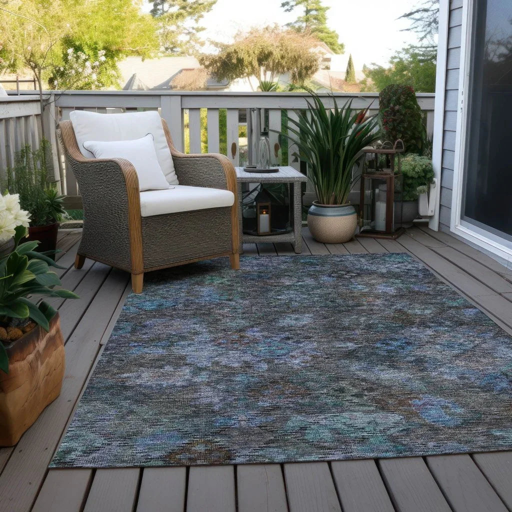 San Marino Teal Washable Indoor-Outdoor Rug-Outdoor Rugs-LOOMLAN Rugs-LOOMLAN