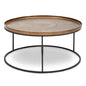 Sana Reclaimed Aluminum Round Coffee Table - LOOMLAN - Urbia - Coffee Tables