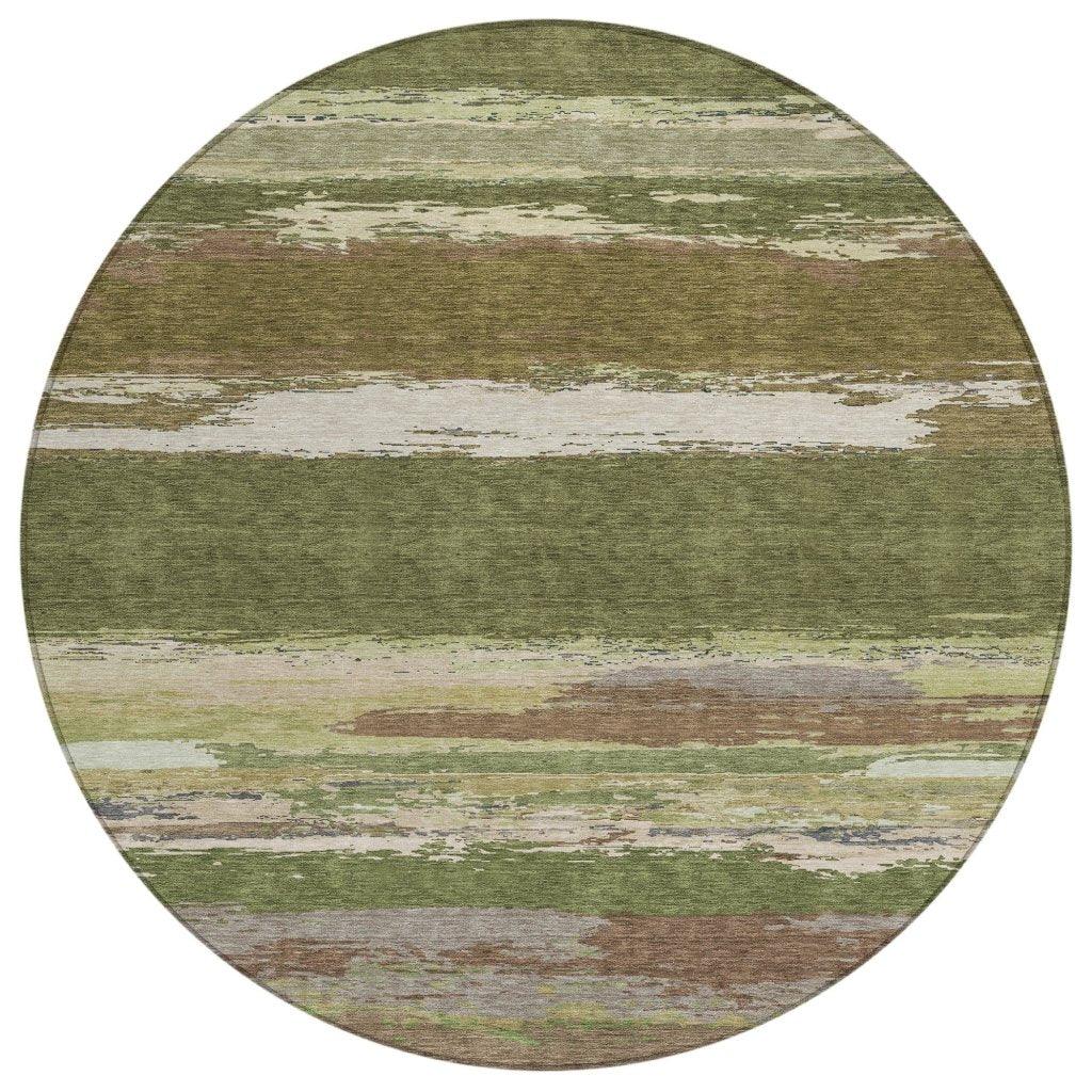 Sanara Green Washable Indoor - Outdoor Rug - LOOMLAN - LOOMLAN Rugs - Outdoor Rugs