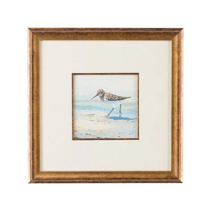 Sand Piper Hand Painted Artwork-Framed Wall Art-Chelsea House-Piper II-LOOMLAN