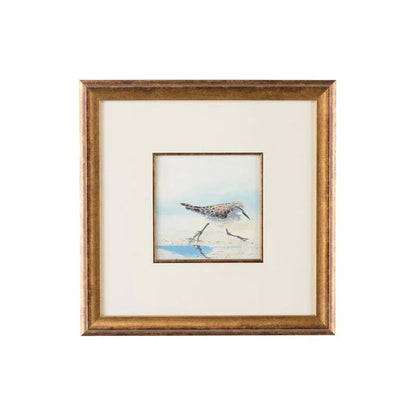 Sand Piper Hand Painted Artwork-Framed Wall Art-Chelsea House-Piper IV-LOOMLAN
