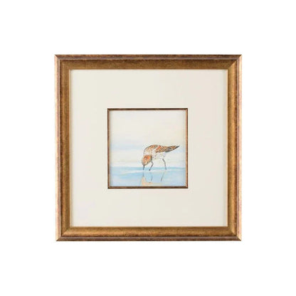 Sand Piper Hand Painted Artwork-Framed Wall Art-Chelsea House-Piper III-LOOMLAN
