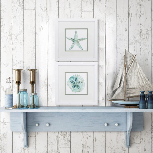 Sandstar Glass Front Framed Wall Art 2PC