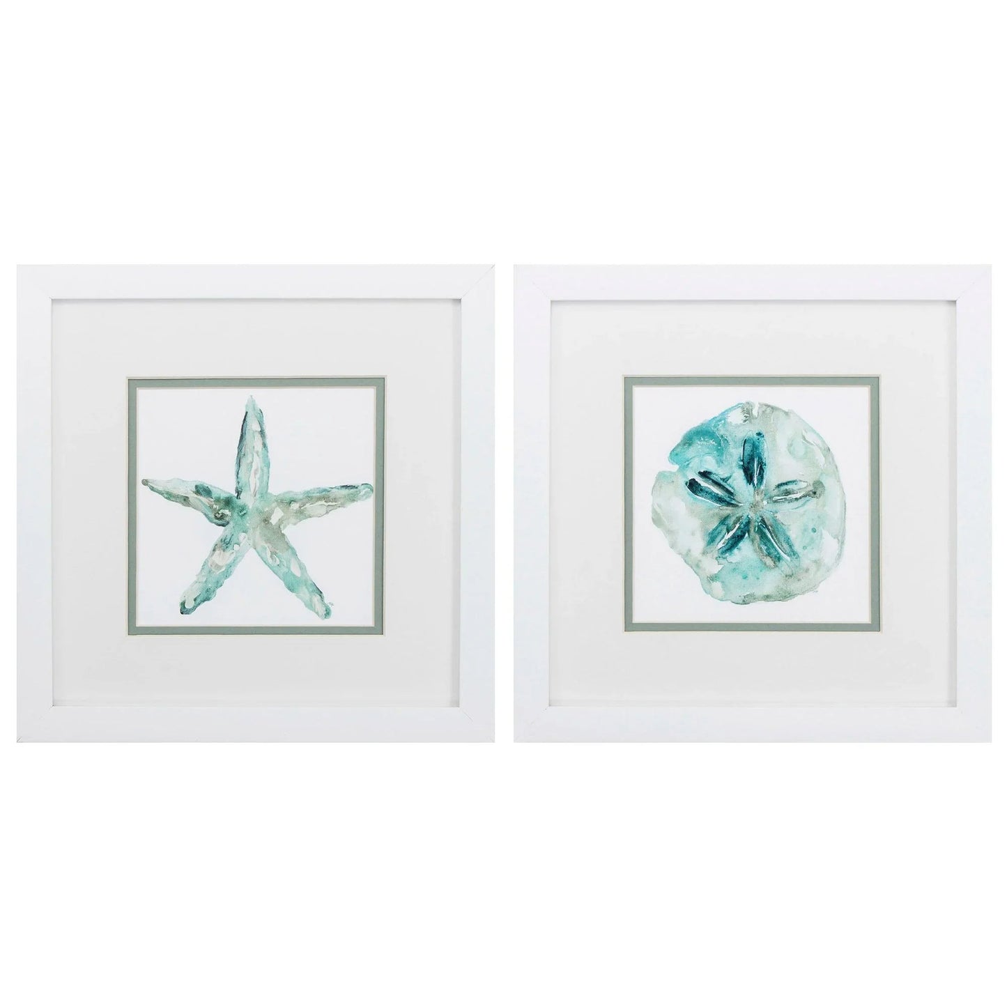Sandstar Glass Front Framed Wall Art 2PC
