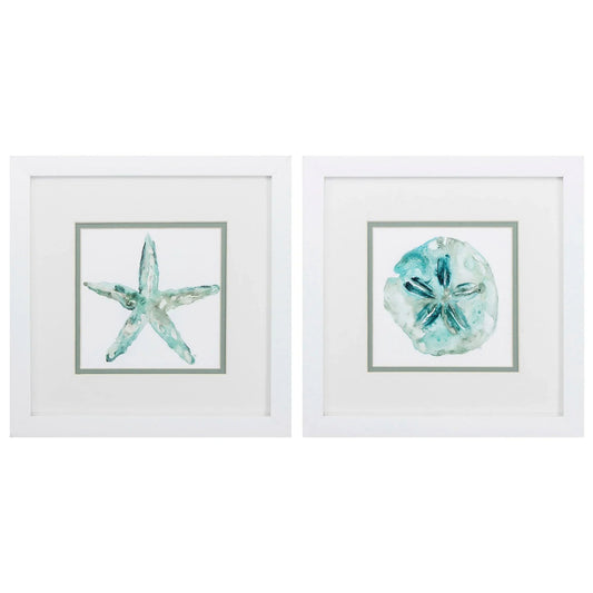 Sandstar Glass Front Framed Wall Art 2PC