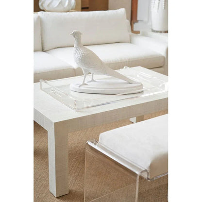 Sanibel Raffia Warpped Rectangular Coffee Table - LOOMLAN - Chelsea House - Coffee Tables