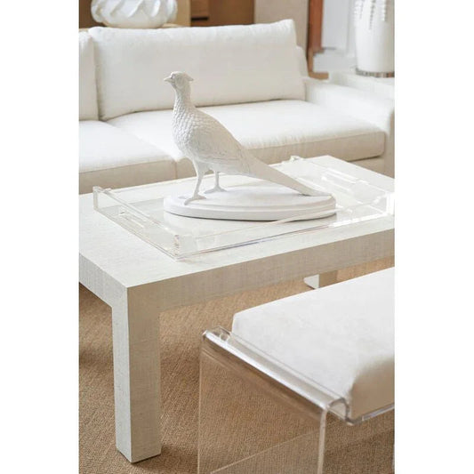 Sanibel Raffia Warpped Rectangular Coffee Table - LOOMLAN - Chelsea House - Coffee Tables